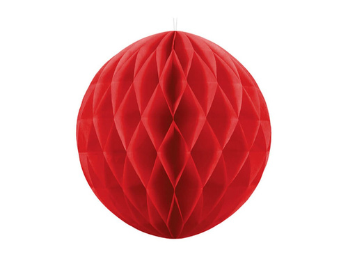 Hanging decoration red ball - 40 cm - 1 pcs.