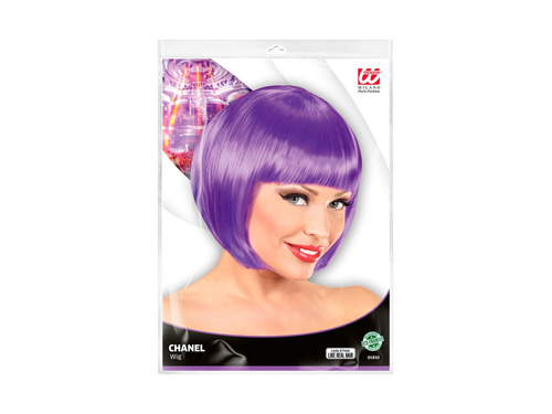 Liliowa peruka Chanel