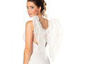 Angel wings white - 50 x 50 cm