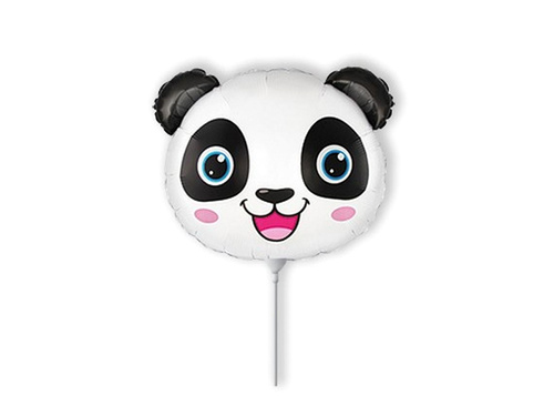 Balon foliowy do patyka Panda - 1 szt.