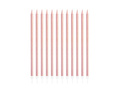 Birthday candles, rose gold - 12 pcs