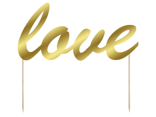 Love cake topper - 15 cm