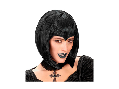 Czarna peruka Gothic Vamp