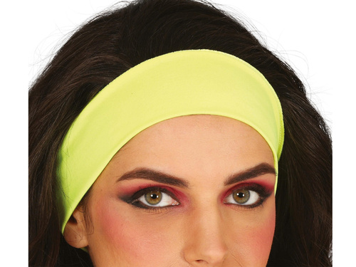 Headband Retro neon yellow