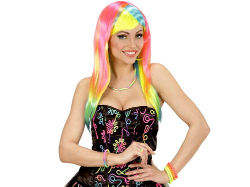 Bransoletki neonowe Disco lata 80-te - 4 szt.