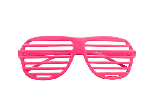 Shutter neon pink glasses - 1 pc