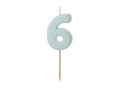 Candle no 6 - 1 pc