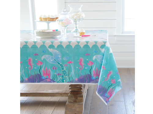 Birthday tablecloth Mermaid - 1 pcs.