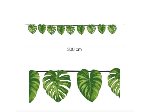 Leaves garland 300 cm