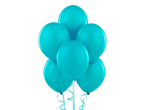 Pastel turquoise latex balloons - large - 25 pcs.