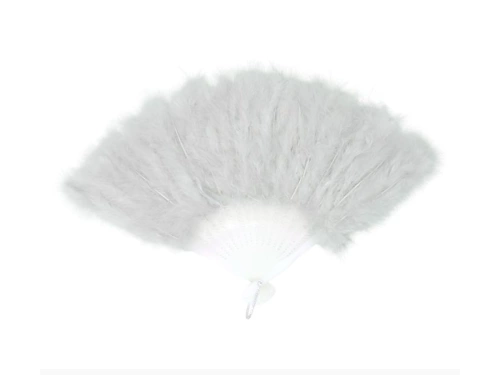 White feather fan