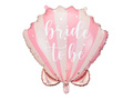 Balon foliowy Muszelka Bride to be - 52 x 50 cm - 1 szt.