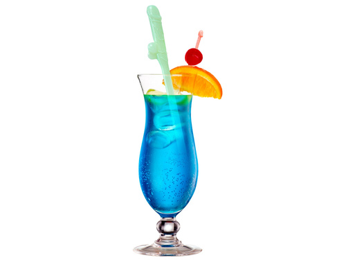Drinking straws Willy - 8 pcs