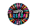 Balon foliowy Happy Birthday - 35 cm - 1 szt.
