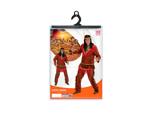 Strój Indianina z opaską z piórkiem