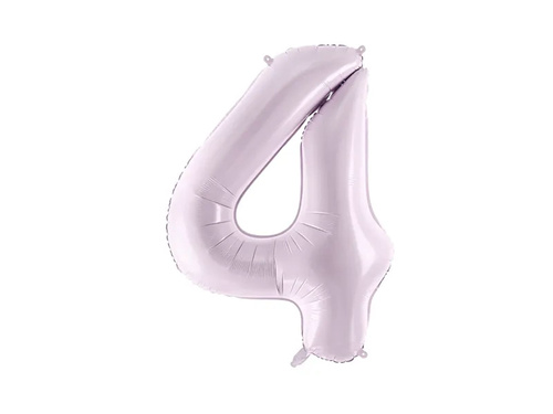 Number 4 Purple Foil Balloon - 72 cm - 1 pc