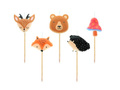 Pikers candles Forest animals - 5 pcs.