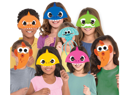 Baby Shark masks - 8 pcs.