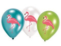 Birthday balloons Flamingos - 6 pcs.
