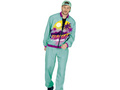 Disco costume Turquoise tracksuit