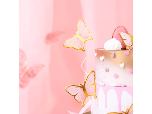 Butterfly cake toppers - 10 pcs