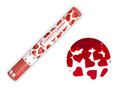 Shooting tube, red hearts, 40 cm, 1 pcs.