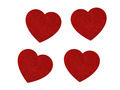 Podstawka pod kubek - serce - 11x10 cm - 4 szt.