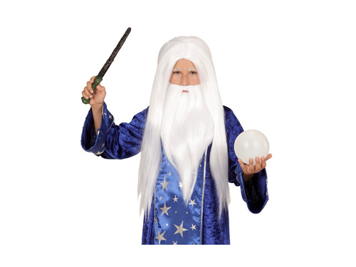 Peruka Czarodzieja z brodą