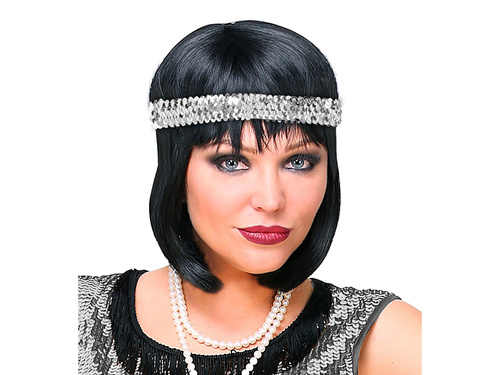 Opaska Retro srebrna - 1 szt.