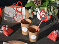 Brown cups - 10 pcs.