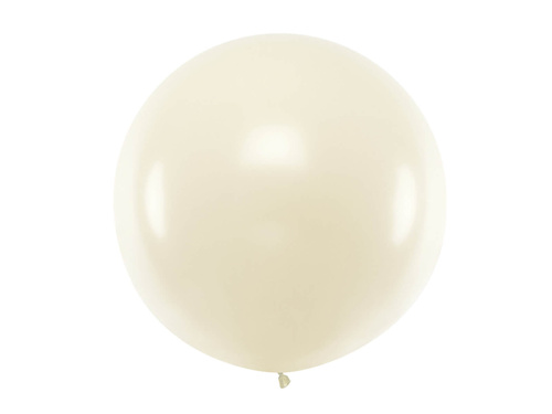 Giant balloon 1 m in diameter - pearl metallic.