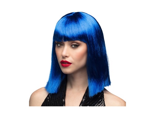Peruka taneczna niebieska