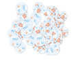 Confetti blue Bears with balloons - 36 pcs.