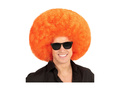 Pomarańczowa duża peruka afro wysokiej jakości