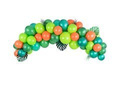 Set of balloons for balloon garland green-orange - 60 pcs.