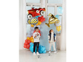 Chessboard Happy Birthday foil balloon - 35 cm - 1 pc.