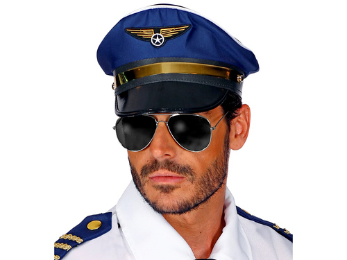 Pilot glasses with smoke lenses - 1 pc