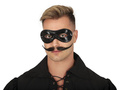 Carnival black zorro mask - 1 pc