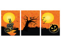 Haunted House bottle labels - 9 pcs.