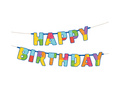 Happy Birthday Blocks banner 180cm - 1 pcs.