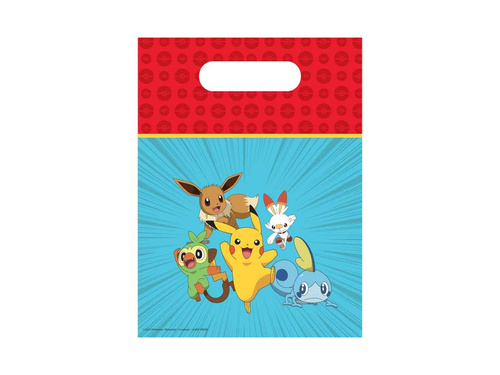 Torebki prezentowe Pokemon - 6 szt.