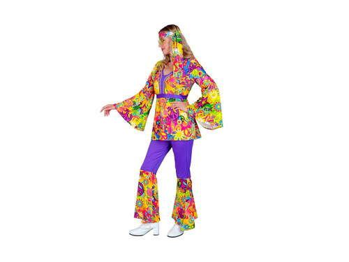 Strój Hipiski z Lat 60. - peace & love