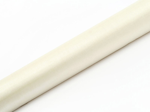 Organza smooth ivory - 36 cm x 9 meters