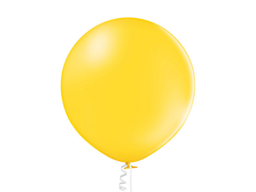 Light yellow pastel latex balloon - giant 90 cm - 1 pcs.