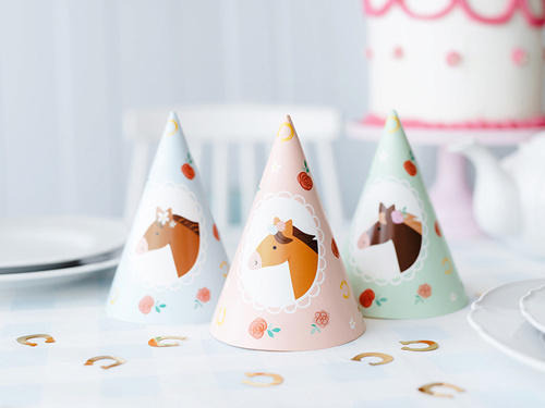 Horses Party Hats - 6 pcs