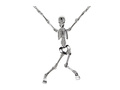 Silver skeleton Necklace