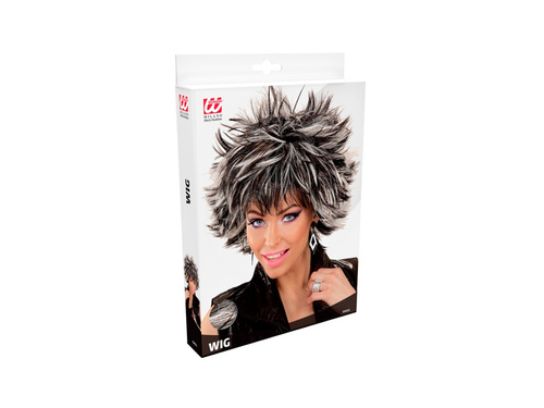 Czarno-biała peruka Steamy