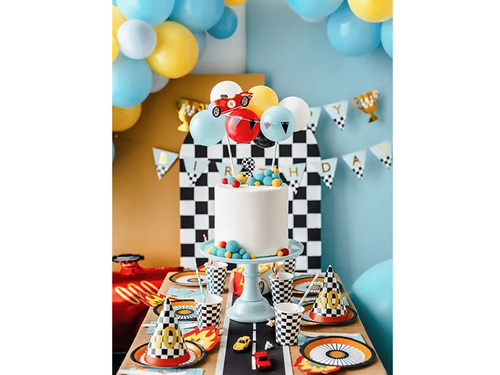 Balloon cake topper Autko - 1 set