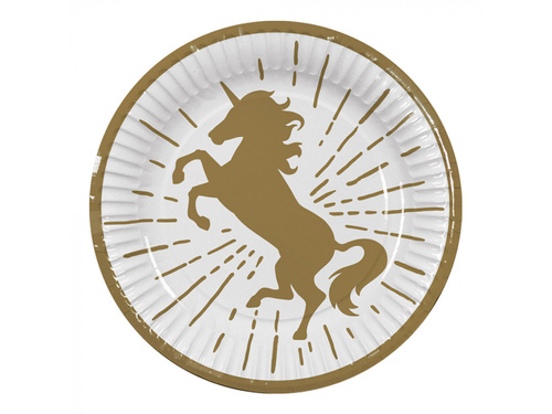 Paper Plates Unicorn - 23 cm - 10 pcs