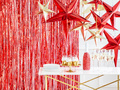 Hanging decoration paper star red - 30 cm